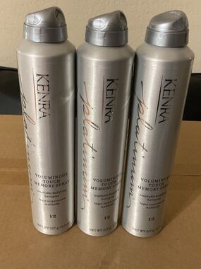 Kenra Voluminous Touch Memory Spray 12. New. 8oz.Lot of 3